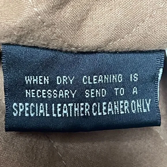 Wilsons Leather Sz Mens M Suede Bomber Jacket M. Julian Beige Zip 5 Pockets - Picture 4 of 14